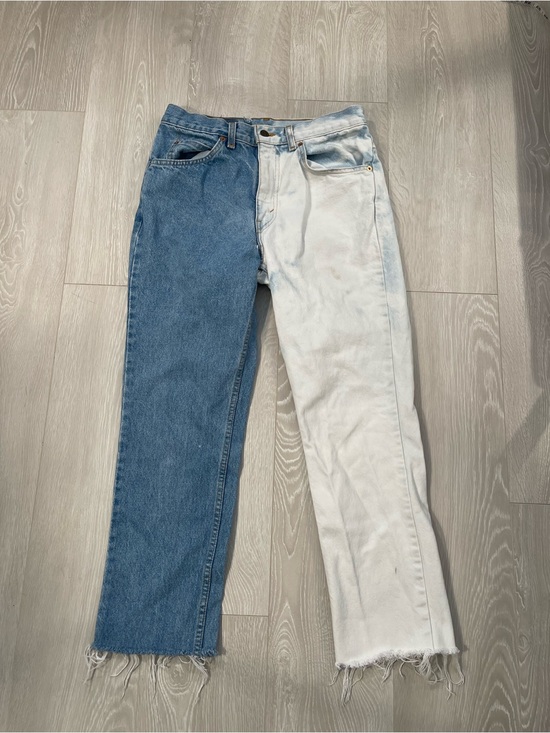 Levi's Denim - Vintage Levi’s Orange Tab Two-Tone Blue & White Women’s Jeans size 28 fit